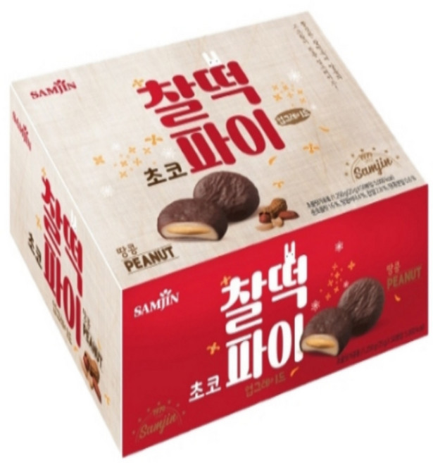 삼진 초코 찰떡파이, 25g, 30개