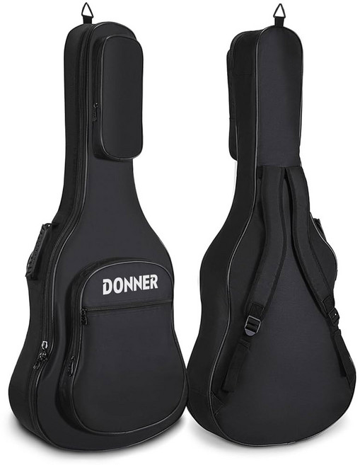 도너 39인치 전기 기타 나일론 방수 스펀지 긱백 600D 가방 패딩 4인치 립스탑 방진, Acoustic bag, 36 inch-10mm Thick