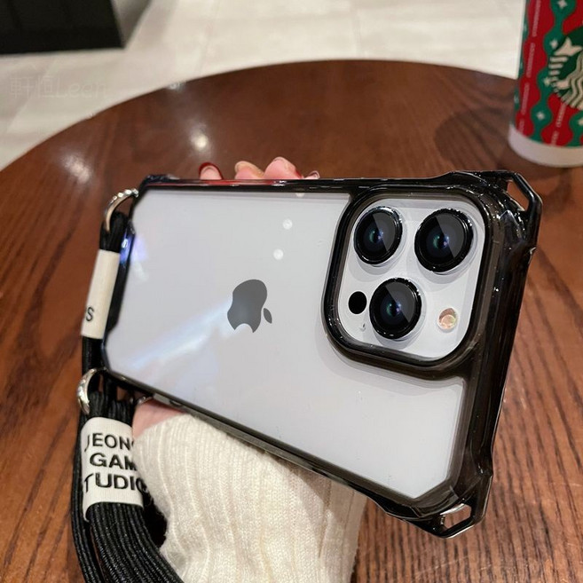 斜跨長掛繩手機殼 適用於蘋果 iPhone 13 mini