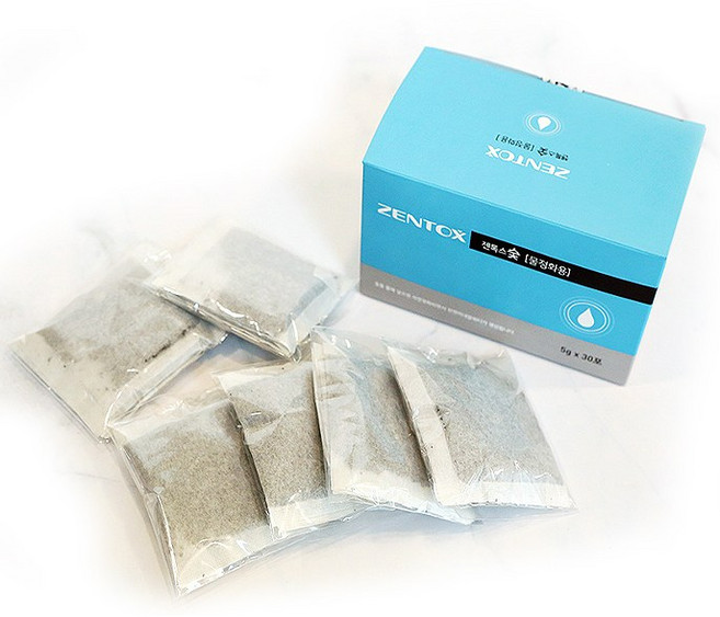 [빠른출고]한농 젠톡스 물숯 티백 5g 30개입 물정화 숯티백 ATCSHOP, 1박스