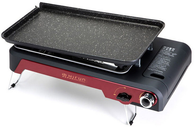 하이런 국산와이드 가스그릴 휴대용가스그릴 캠핑용가스그릴 기본구성, 1개