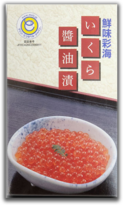 (사업자용) [북해도 교렌] 일본산 간장절임 연어알 100g x 20p 1박스 2kg, 1개