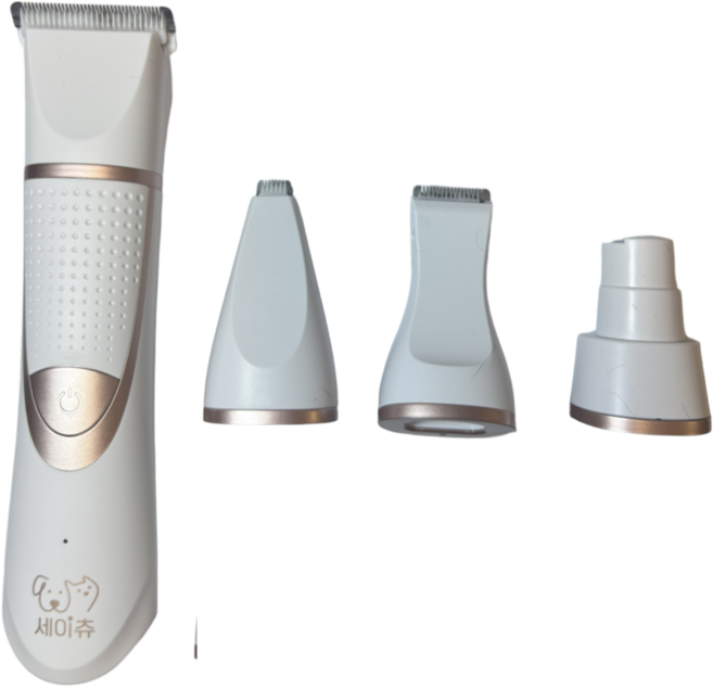 세이츄 프리미엄 홈케어 클리퍼 초보자용 전문가용 이발기 (저소음 저자극 물세척), 1개, 화이트