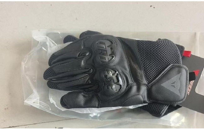 오토바이 장갑 양가죽 터치스크린 자동차 낙하 방지 사계절 유니버설 바이크장갑, 검은 색