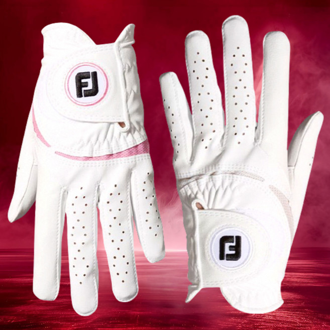 풋조이 재팬 최신 정품 웨더소프 양손 왼손착용 기능성여성골프장갑, 화이트(왼손착용)