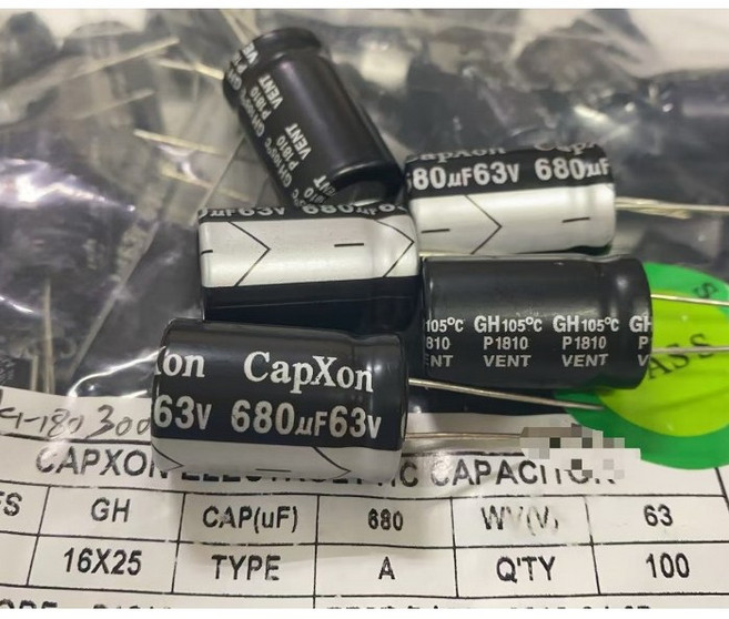 CAPXON 電容 680uF 63V 16*25mm, 1個