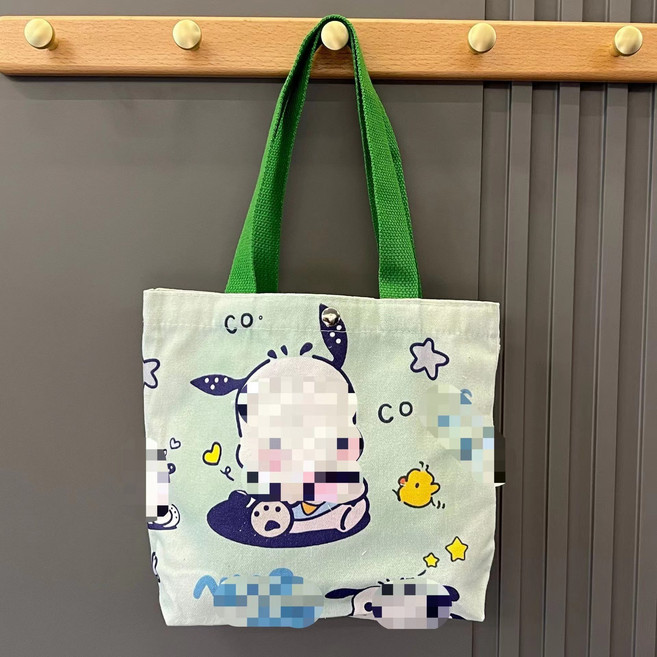 帆布飯盒袋便當手提包可愛學生手提書袋上班上課網紅小拎包