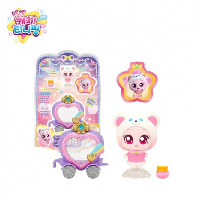 슈팅스타캐치티니핑 고마핑피규어, 1개