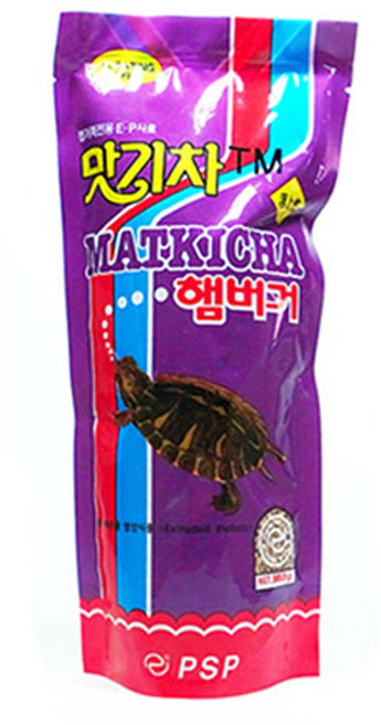 맛기차 햄버거 청거북전용 EP사료 160g, 1개