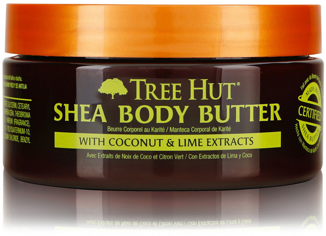 Tree Hut 24 시간 인텐스 하이드레이팅 시어 바디 버터, 198g, Coconut Lime, 1개