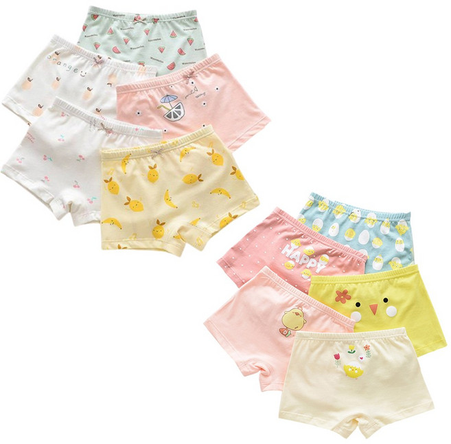 슈와츠코리아 여아 삼각팬티 사각 드로즈팬티 (병아리+후르츠칵테일)