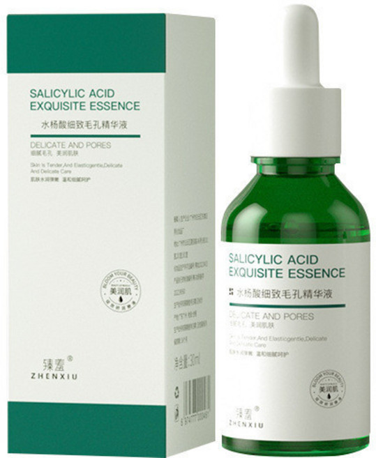 ZHENXIU 臻羞 水楊酸細致毛孔精華液30ml - 面部護膚 保濕滋養, 1個, 水楊酸毛孔細化精華-30ml
