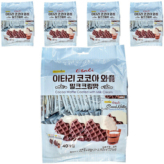 이타리 코코아 와플 밀크크림맛, 7g, 200개