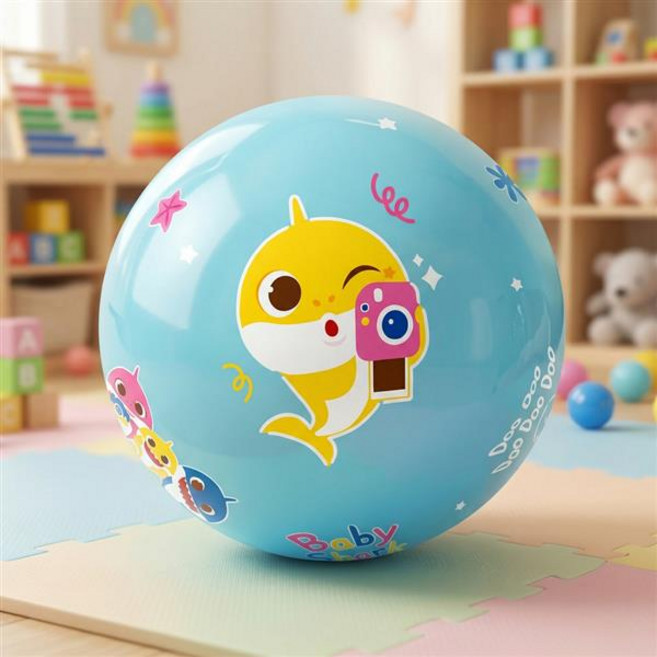 핑크퐁 아기상어 안전 탱탱볼 아기 공놀이 소프트볼 바운스공, 블루