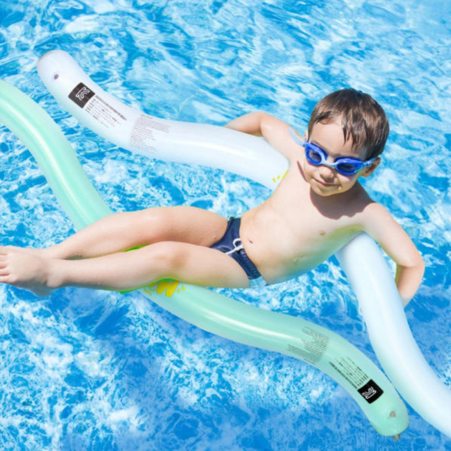 바이온 몬스터 꿈틀이 누들 스틱 물놀이 튜브 170cm, 민트, 1개