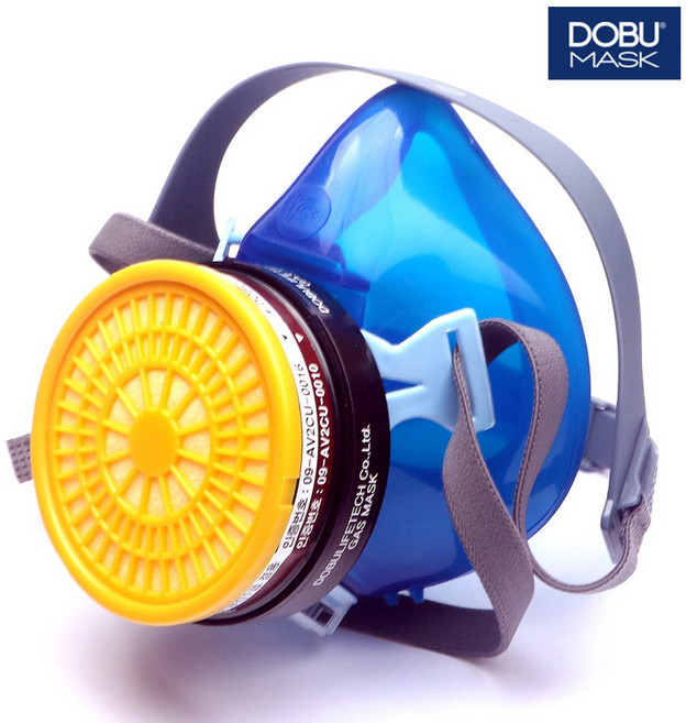 도부라이프텍 실리콘 방독마스크 DM-26 1급 방진마스크 농약마스크 방진 방독 겸용 필터 포함 방독면 농약 살포 방역 구제역 유기화합물 유기 가스 도장 도색 페인트 가스마스크 제철 전자 화학 필타 휠터 휠타 DM26, 1개
