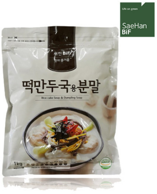 [새한BIF]사골맛 떡만두국용분말스프1kg / 약100인분, 1kg, 1개
