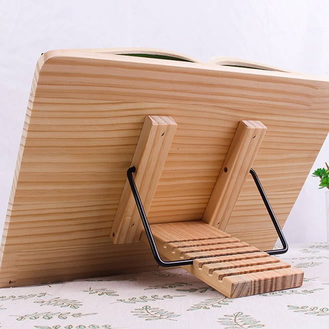 39x28cm 대형 우드 독서대 1단 북스탠드 북홀더, 상세페이지 참조