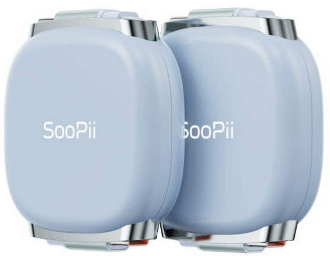 Soopii C to C타입 240W 휴대용 초고속 충전 릴 케이블 마그네틱 자동감김 S85 스카이블루, 1개, 46cm