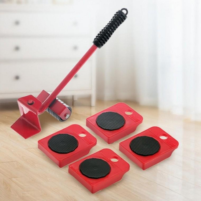 가구이동 지렛대 가구운반 이동도구 이동바퀴 이동롤러 이사도구 셀프이사 가전, 1개, 가구운반지렛대