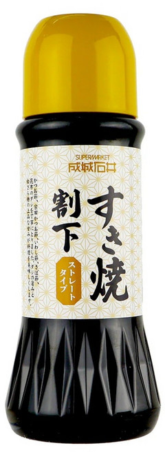 일본 세이조이시이 스키야키 타레 스트레이트 타입 와리시타 소스 360g, 1개