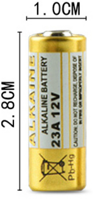 LANNY LIFE 23A 12V 鹼性電池 遙控器門鈴專用, 1個, 23A12V電池1顆
