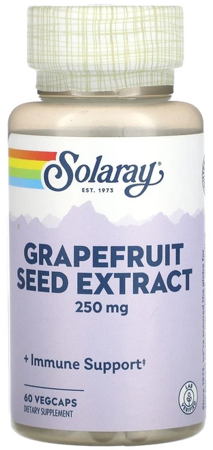 쏠라레이 자몽 씨 추출물 250mg 베지캡슐 60정 1개 - 쿠팡