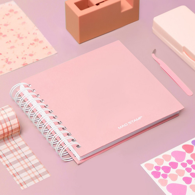 매드스탬프 키치 포토 앨범 프로, 포토앨범 핑크, 30매