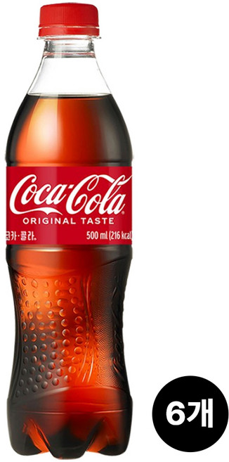 코카콜라 오리지널, 500ml, 6개