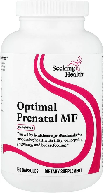 Seeking Health Optimal Prenatal MF 180 Capsules - 쿠팡