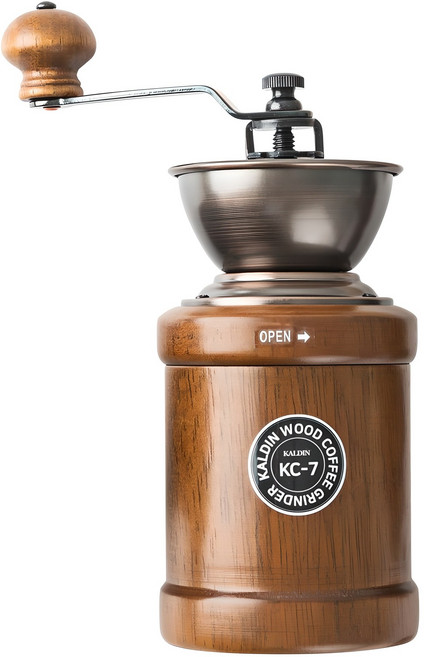 칼딘 원목 세라믹 핸드밀 KC-7, 혼합색상, 1개