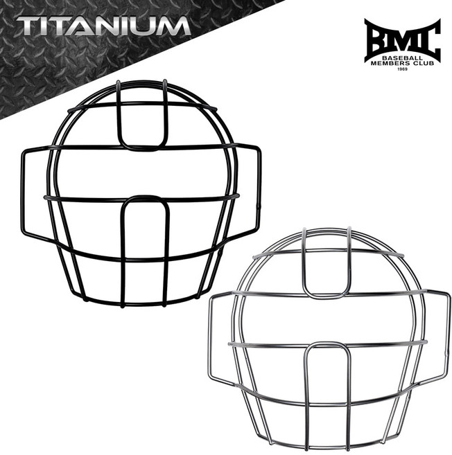 BMC 티타늄 포수 마스크 프레임 2color, 1개, BPC-01/SILVER