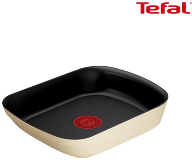 테팔 매직핸즈 인덕션 티타늄 3X 크렘 계란말이팬, 1세트, 버터