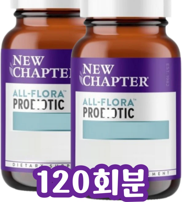 뉴챕터 프로바이오틱 올플로라, 120회분, 1개 - 쿠팡
