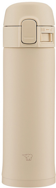 ZOJIRUSHI 象印 ONE TOUCH 迷你保溫杯 保溫瓶 保冷瓶 300ML 超輕量 SM-PD30, 奶茶色, 1個