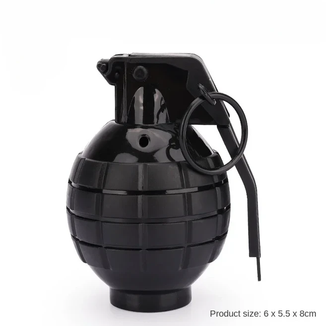 색상 폭탄 게임에 사용되는 수류탄 모델 시뮬레이션 장난 군사 소년 시리즈 선물 소리와 빛, 01 6x5.5x8cm, 01 Regular Edition