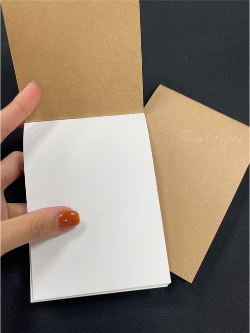 Fion B6/B7 空白冊子 筆記本 手翻書 小冊子 手札本 集章册 手冊, 1個, B7尺寸-直式(小)