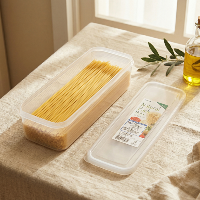 마요미 파스타 보관용기 보관통 대파 보관 용기, 1개