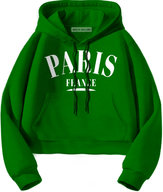 몰토벨리노 SF 파리프랑스 세미오버핏 크롭 후드티