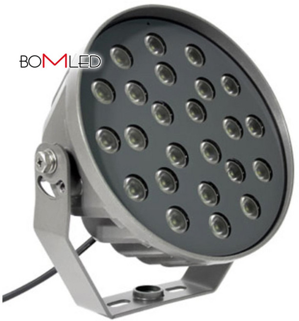 LED원형투광기 100W 국산 방수 선박 차량 12V~36V 써치라이트, 수목등팩 SP-100W, 기본형 30°, 3000K 노란빛, 1개
