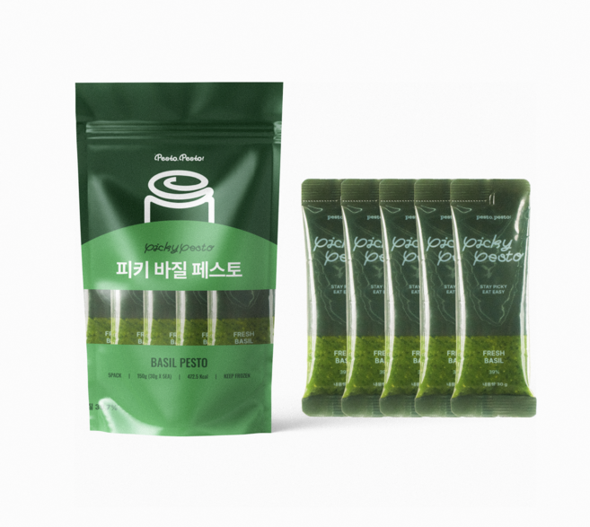 [페스토페스토] 피키 소포장 바질 페스토 150g (30gx5ea), 30g, 5개