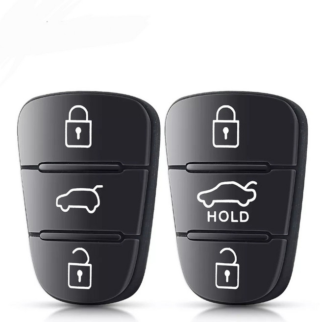 아반떼MD 리모컨 폴딩키 차키 스마트키 수리용 교체용 버튼 교체용 고무 케이스(쇠대 복사대행), 세단고무(1개)