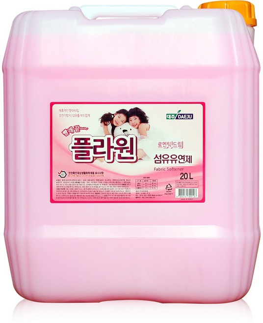 대주 플라원 빨래방 대용량 섬유유연제 20L, 1개