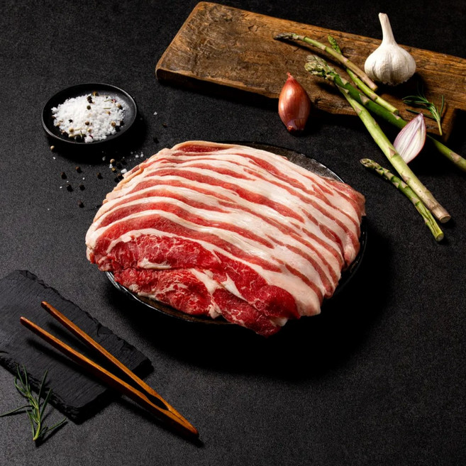 미트포테이블 미국산 우삼겹 (냉동), 1개, 1kg