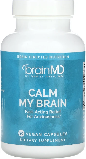 BrainMD Calm My Brain 베지 캡슐 90정, BrainMDCalmMyBrain베지캡슐90정, 1개 - 쿠팡