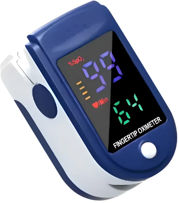 산소포화도 측정기 휴대형 손가락형 맥박측정 가정용 SPO2, 1개, 1개입 - 쿠팡