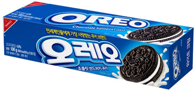오레오 샌드위치쿠키 화이트/초콜릿/딸기/민트초코 웨하스 스틱 초코 75g, 100g, 1개