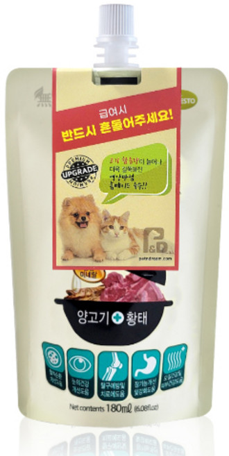 헬시브로스 프리미엄 육수 고양이 강아지보양식, 간+장건강, 180ml, 1개