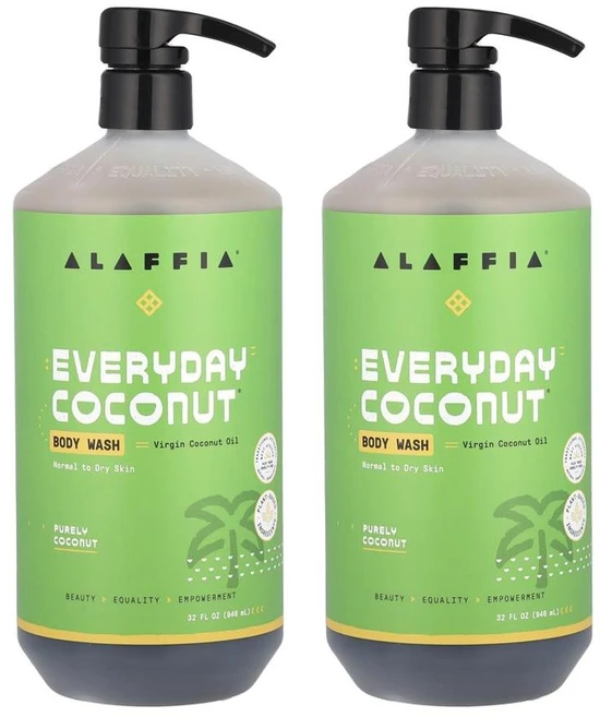 Alaffia 알라피아 에브리데이 코코넛 바디워시 946ml x2팩, 2개 - 쿠팡