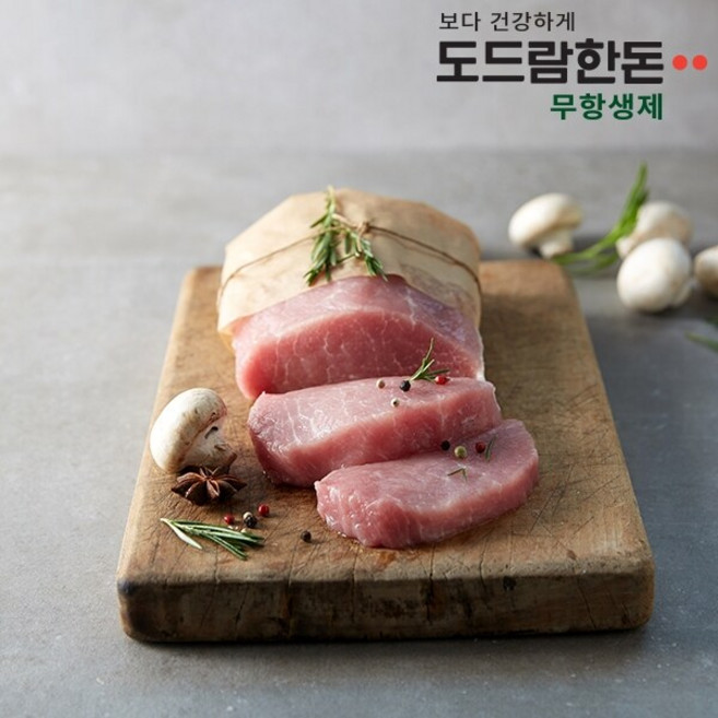도드람한돈 무항생제 등심 돈까스용 500g, 1개